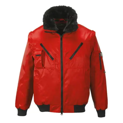 (Red, 3XL) Portwest Pilot Jacket