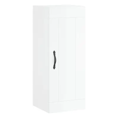 (high gloss white) vidaXL Wall Mounted Cabinet Bathroom Cabinet Cupboard White Engineered Wood