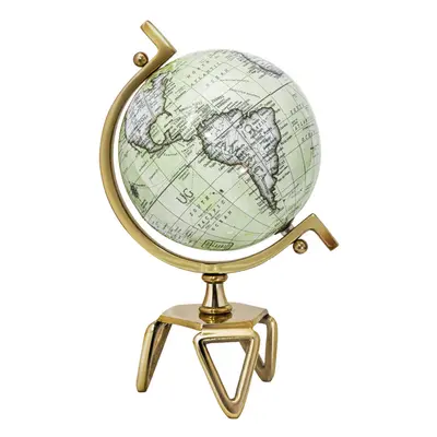 Geographic Inch World Globe Interactive Rotating Desktop Globe w/Stand