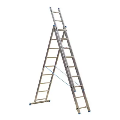 Sealey ACL3 Aluminium Extension Combination Ladder 3x9 EN