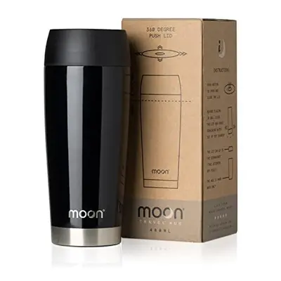 Moon Travel Mug - Insulated Travel Mugs for Coffee and Tea - Stainless Steel, Double Walled Reus