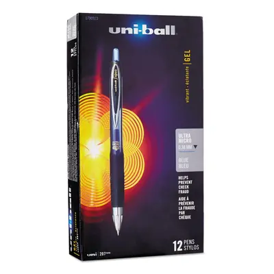 uni-ball 207 Signo Ultra Series .38mm Blue Dozen