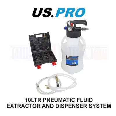 US PRO Tools 10L Pneumatic Fluid Extractor & Dispenser System