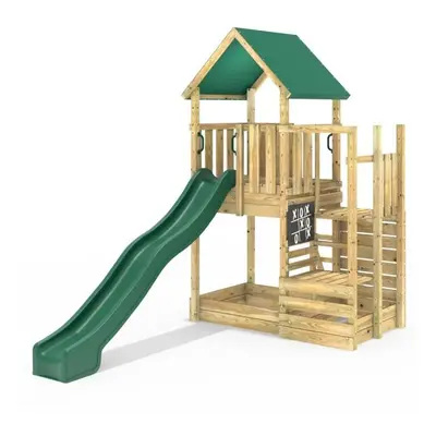 (M11 Stepup) Rebo Modular Wooden Climbing Frame Adventure Playset - M11