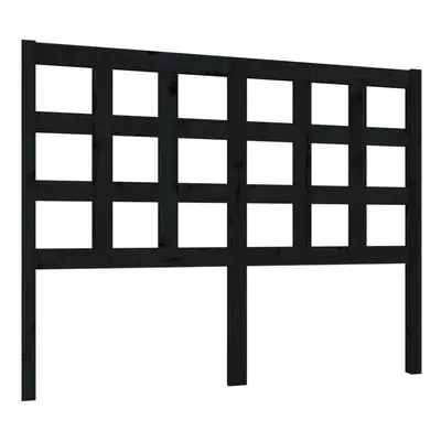 (black, 125.5 x x cm) vidaXL Bed Headboard Home Bedroom Decorative Bed Header Panel Solid Wood P