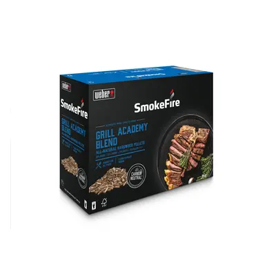 SmokeFire Hardwood Pellets | Grill Academy Blend | kg Easy-Pour Box | BBQ & Wood Pellets Smoker 