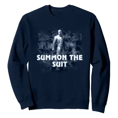 (S, Navy Blue) Marvel Womens/Ladies Moon Knight Summon The Suit Sweatshirt