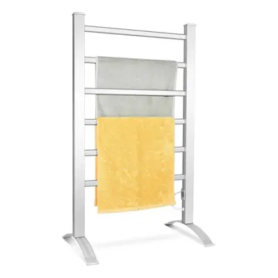 2-in-1 Electric Towel Warmer 100W Heater Drying Cloth Stand Rack