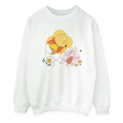 (XXL, White) Disney Womens/Ladies Winnie The Pooh Piglet Sweatshirt