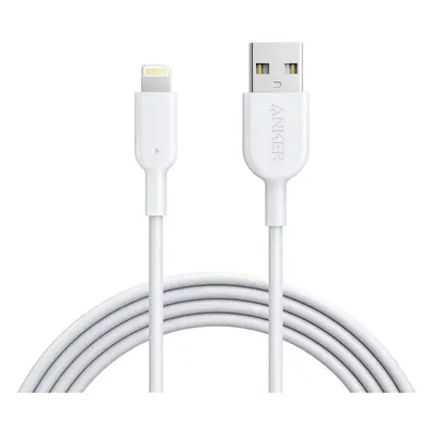 ANKER PowerLine II USB to Pin MFI Certificated Charging Data Cable, Length: 0.9m(White)