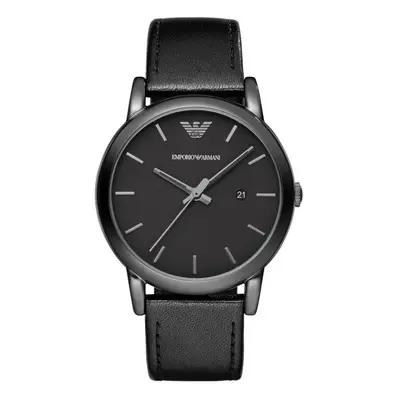 Emporio Armani AR1732 Watch Black Leather Man