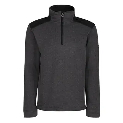 (2XL, Black) Regatta Mens Holbeck Half Zip Fleece Top