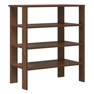 (brown oak, cm) vidaXL Shoe Rack Old Wood 61x32x105 cm Engineered Wood shoe storage shoe shelf