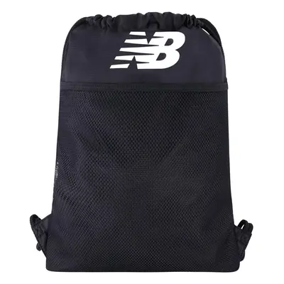 New Balance Drawstring Backpack Sports Cinch Gym Bag with Shoe Compar