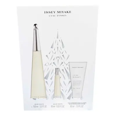 Issey Miyake L'Eau d'Issey Eau de Toilette Spray 100ml Body Lotion 50ml, EDT 10ml