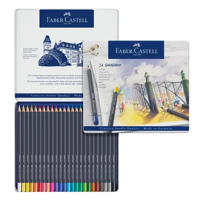 Faber-Castell Goldfaber Color Pencils Tin Set 24ct.