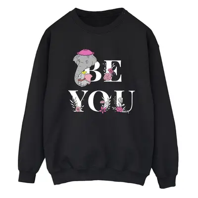 (XL, Black) Disney Womens/Ladies Dumbo Be You Sweatshirt