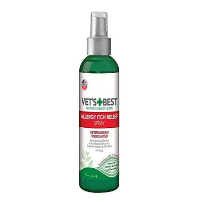 Vet's Best Allergy Itch Relief Spray for Dogs | Soothes Dog Dry Skin | Relieves the Urge to Itch