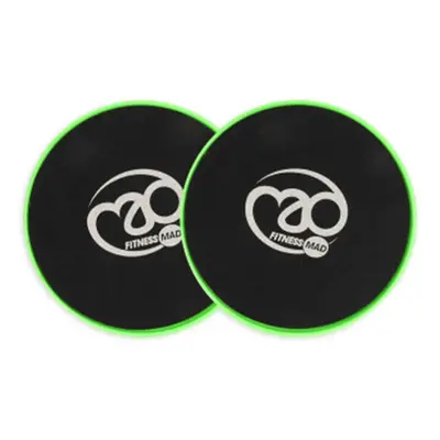 Fitness Mad Abs Toning Sliding Discs Black/Green