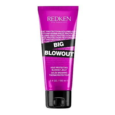 Redken Big Blowout Heat Protection Jelly Serum for All Hair Types | Volume for Fine Hair | Blowd