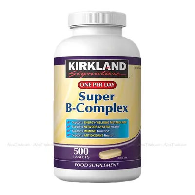 Kirkland Signature Super-B Complex, 500ct (16 Months Supply)