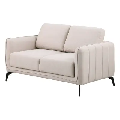 (2 Seater, Beige) OSLO MODERN SCANDI STYLE FABRIC or SEATER SOFA