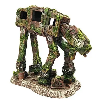 SLOCME Aquarium At-At Imperial Walker All Terrain Armored Transport Decorations - Fish Tank Resi