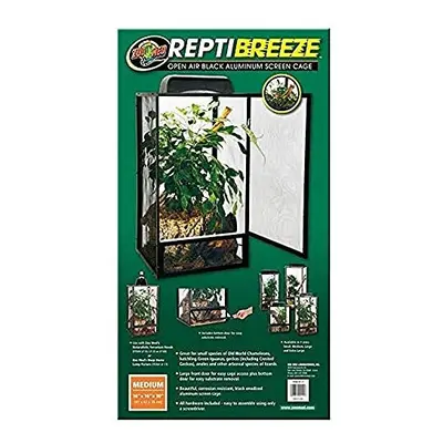 zoomed Reptibreeze Alum Screen Cage 40X40X76Cm