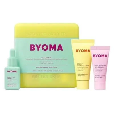 BYOMA Clarifying Starter Kit Mini Cleanser 30Ml,Mini Lightcream15Ml