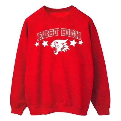 (L, Red) Disney Womens/Ladies High School Musical The Musical Wildcat Stars Sweatshirt