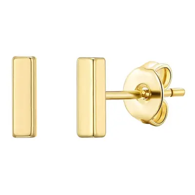 Gold Plated Bar Earrings