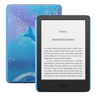 New Amazon Kindle Kids (16 GB) - includes age-appropriate books and cover, with glare-free displ