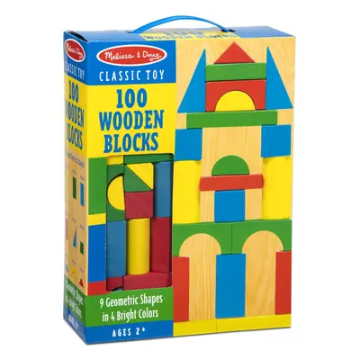 Melissa & Doug Piece Wooden Blocks Set