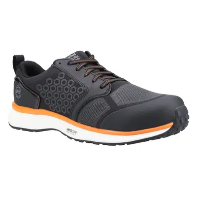 (Black, (Adults')) Timberland Pro Reaxion Synthetic Black/Orange Safety Trainers