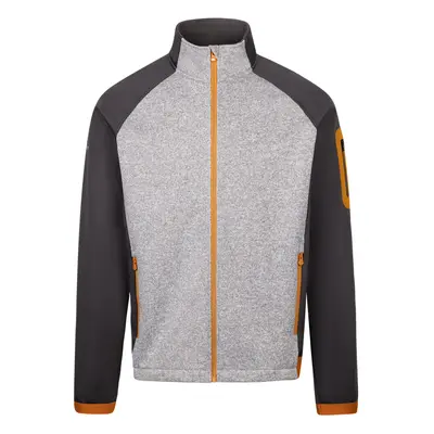 (L, Grey Marl) Trespass Mens Full Zip Fleece AT300 Foxearth