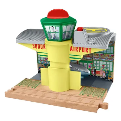 Thomas & Friends DTB96 Wooden Railway Sodor Airship Hangar Playset