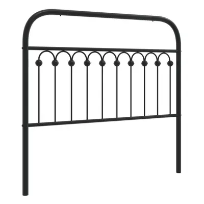 (black, cm) vidaXL Metal Headboard Bedroom Home Bed Header Bed Headboard White cm