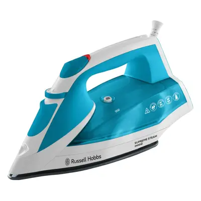 Russell Hobbs Supreme Steam Iron, Powerful vertical steam function, Non-stick stainless steel so