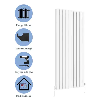 (White, 1800*680mm?double?) Flat Panel Column Radiator