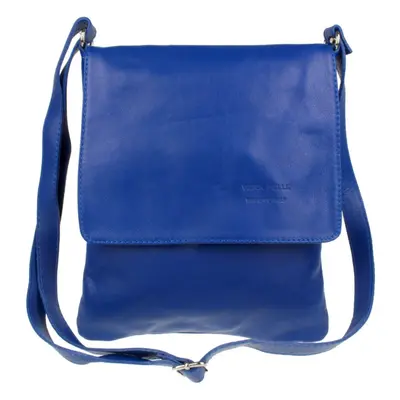 (Royal Blue) Girly Handbags Italian Leather Cross Body Shoulder Bag Zipper