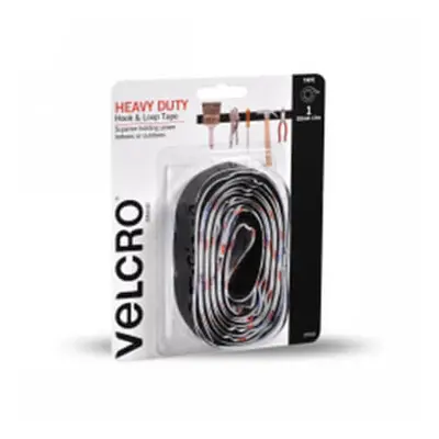 Velcro Heavy-duty Hook & Look Tape (Black)