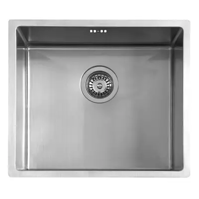 Aquariss 1.0 Single Bowl Stainless Steel Undermounted Kitchen Sink Reverisble 490x440mm