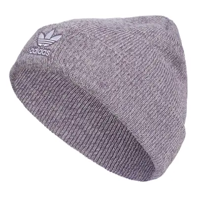 adidas Originals Women's Trefoil Beanie. Shadow Violet/Silver Dawn Gre