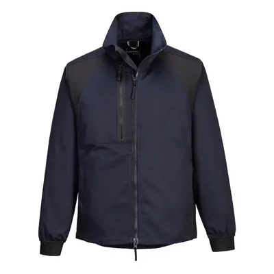 (L, Dark Navy/Black) Portwest Mens WX2 Stretch Work Jacket