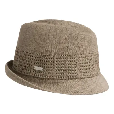 KANGOL Lace Panel Duke Hat K0593FA Trilby Fedora Stingy Brim - Mousse