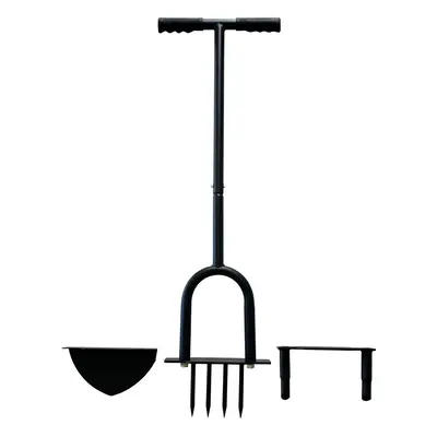 3 in Lawn Aerator, Hollow Tine Aerator & Edger