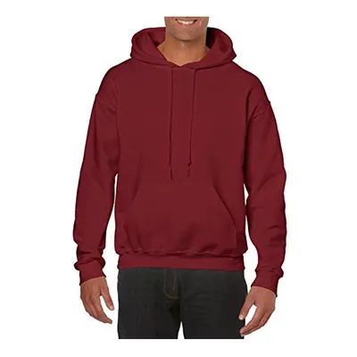 Gildan Men's Heavy Blend Drawcord Hooded Sweatshirt Large Garnet