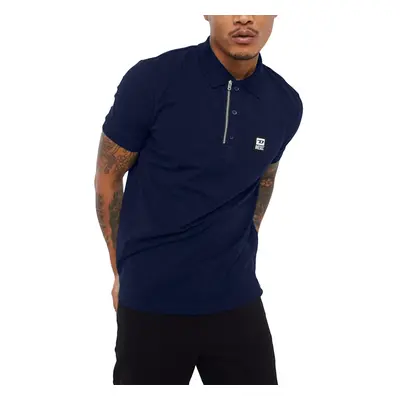 (Navy, S) DIESEL T-HARRY A00082 Mens Polo T Shirt Summer Tee