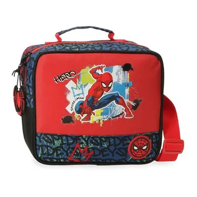 Joumma Marvel Spiderman Urban Adaptable Toiletry Bag with Shoulder Bag Red 23x20x9cm Polyester L