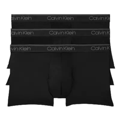 Calvin Klein Men's Micro Stretch 3-Pack Low Rise Trunk Black